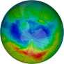 Antarctic Ozone 2012-08-21